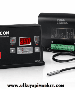 RCK 02 Kazan Panosu; manuel katı yakıtlı kazanlar için geliştirilmiş fan ve sirkülasyon pompası kontrollü akıllı kontrol ünitesidir.