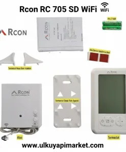 Alternative view of Rcon RC 705 SD WiFi Kablosuz Oda Termostatı – Akıllı Kombi Kontrol Cihazı