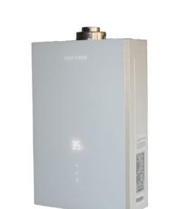 Gold Therm G120 Plus Hermetik Şofben 23 kW – Cam Panel Dokunmatik