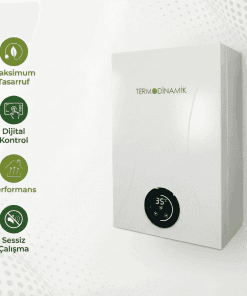 Alternative view of Termodinamik JSG 25-12LW Hermetik Şofben 11 LT LPG & Doğalgaz Uyumlu